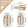 Funrous 3 Pcs Glass Grinder Bits for Stained Glass,1'' 3/4 '' 1/4 ''