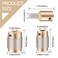 Funrous 3 Pcs Glass Grinder Bits for Stained Glass,1'' 3/4 '' 1/4 ''