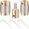 Funrous 3 Pcs Glass Grinder Bits for Stained Glass,1'' 3/4 '' 1/4 ''
