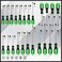 118-Piece Magnetic Screwdriver Set with Plastic Racking, Precision Screwdrivers, Magnetizer, Demagnetizer, Nut Drivers, Ratchet Handles, Allen Keys, Sockets &amp; More - DIY Tools &amp; Gift for Men