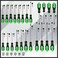 118-Piece Magnetic Screwdriver Set with Plastic Racking, Precision Screwdrivers, Magnetizer, Demagnetizer, Nut Drivers, Ratchet Handles, Allen Keys, Sockets &amp; More - DIY Tools &amp; Gift for Men