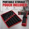 6PCS Coilover Spanner Wrench Set, C-Shaped Shock Spanner Hook Wrenches