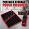 6PCS Coilover Spanner Wrench Set, C-Shaped Shock Spanner Hook Wrenches