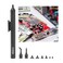 ASHATA L611938 SMD IC Pick up Vacuum Sucking Pen Set for Precise Placement of Components, Vacuum Suction Pump with Interchangeable a Holder, 2 Tips and 6 Cups
