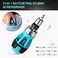 DURATECH Stubby Ratcheting Screwdriver, 12-in-1 Multibit Short Screw Driver