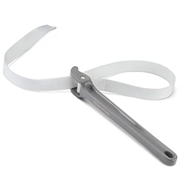 DURATECH Strap Wrench 12" Handle, Adjustable Nylon Strap Pipe Wrenches