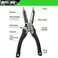 HURRICANE 6-in-1 Wire Stripper, Crimping Tool, Wire Cutter Stripping Tool, Multifunctional Electrical Pliers for Cable Stripper, Wire Crimper(8-18 AWG Solid, 10-20 AWG Stranded)