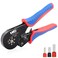 HKS Ferrule Crimping Tool AWG 30-5, Hexagonal Self-Adjusting Ratchet Crimper for End-Sleeves, Wire Ends Terimnals (Crimper 16-6)