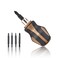Spec Ops Tools Multi-Bit Screwdriver for Tool Belt, Tool Box, Magnetized Double-Sided Bits and Cr-Mo Steel Shaft, Stubby, 9-in-1