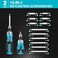 DURATECH 2PCS 12-in-1 Ratcheting Screwdriver Set, Multi-bit Screw Driver