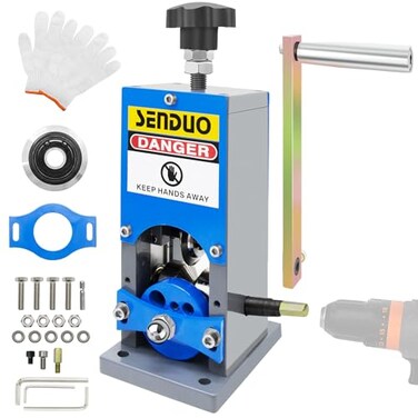 SENDUO Manual Wire Stripper Machine,0.06-1.57in Wire Stripping Machine