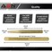 ABN Brass Punch Set - 2 Piece Brass Drift Pin Punch Set - Mechanic &euro;&trade;s Non-Marring Chisel Punches for Vehicles