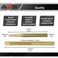 ABN Brass Punch Set - 2 Piece Brass Drift Pin Punch Set - Mechanic &euro;&trade;s Non-Marring Chisel Punches for Vehicles