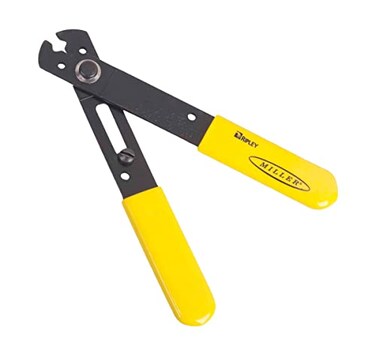 Miller 100 Wire Stripper &amp; Cutter &euro;&ldquo; Professional Wire Stripping Tool for Technicians, Electricians &amp; Installers &acirc;&euro;&ldquo; Durable, Compact Hand Tool by Ripley Tools
