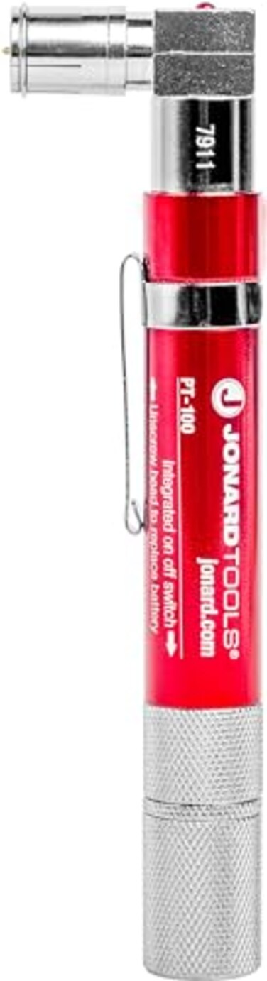 Jonard Tools PT-100 Coax Cable Wire Tracer Pocket Continuity Tester &amp; Toner with Audible Beep and LED, Red