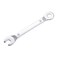 uxcell Thin Combination Wrench with Offset 6-Point End and Angled Open End, Metric Mirror-Chrome Plated High Carbon Steel, for Household Repairs, 5mm
