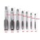 Thread Tap Tool Set, 7pcs Straight Flute Thread Tap Set Metric Screw Metric Thread Plug Taps Set M3, M4, M5, M6, M8, M10, M12 for Tapping Various Threads