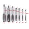 Thread Tap Tool Set, 7pcs Straight Flute Thread Tap Set Metric Screw Metric Thread Plug Taps Set M3, M4, M5, M6, M8, M10, M12 for Tapping Various Threads