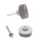 Jersvimc 2Pcs 120 Grit White Bristle Disc Attachment, 2 Inch