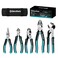 DURATECH 5-Piece Pliers Set, Cr-Ni Pliers Tool with Storage Rolling Pouch
