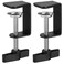 Baluue Table C-Shape Clamp C-Shape Desk Table Mount Clamp with Padding Protection 3.54 X 2.16 X 1.37 in 2 pcs for Microphone Studio Broadcasting Store and Home Use