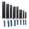 Restaurantware Black Plastic Knife Blade Cover Guard Set, 12 In