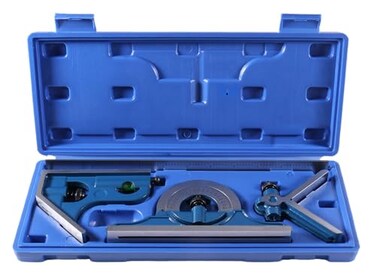 Accusize Industrial Tools Combination Square Set, 12''/300mm, 4 Pcs/Set, 0000-8108