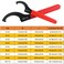 Poweka Adjustable Coilover Spanner Wrench Set 9PCS Suspension Tool