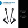 TRQ Inner and Outer Driver and Passenger Side Tie Rod Set 4 Piece