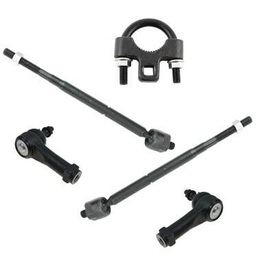 TRQ Front Inner and Outer Tie Rod Set 4 Piece