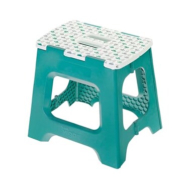 Vigar Compact Step Stool Foldable, 12-1/2-inch, Geometric