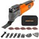 ENERTWIST 4.2 Amp Oscillating Multitool Kit with 33 PCS Saw Accessories