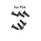 5 PCS Replacement Part Screws for PS4 Controller (Black)
