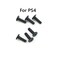 5 PCS Replacement Part Screws for PS4 Controller (Black)