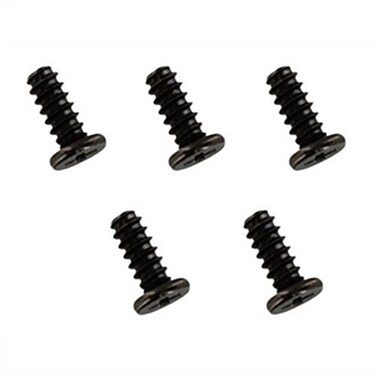 5 PCS Replacement Part Screws for PS4 Controller (Black)
