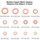 MuHize Copper Washers Kit 300PCS 12 Sizes