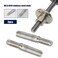 SING F LTD 2Pcs Double End Threaded Stud Bolts M8 to M10 55mm 304 Stainless Steel Thread Adapter for Mechanical Structural Columns Fasteners