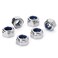ALEOED M12x1.25 mm Self-Locking Nylon Insert Hex Lock Nuts, Pack of 6