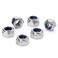 ALEOED M12x1.25 mm Self-Locking Nylon Insert Hex Lock Nuts, Pack of 6