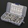 80Pcs M8x1.25 Threaded Inserts Stainless Steel Spiral Helical Thread Insertion Kit