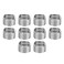 10Pcs M18x1.5x1D Thread Inserts Screw Bushing Coiled Threaded Expansion Conversion Tool Stainless Steel Fastener