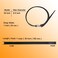 VIGAER 30 inch Reusable Extend Securing Strap - Fastening Cable Strap - 16 PACK Adjustable Nylon Hook and Loop Cable Tie Down Strap
