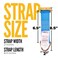 US Cargo Control E-Track Rope Tie-Offs, 2 Inch x 6.5 Inch Cargo Tie-Downs (10-Pack) with D Ring and Spring E Track Fitting for Securing Cargo, 1,467 Pounds Working Load Limit - Blue