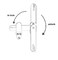QCAA Solid Cast Brass Flip Latch Lock for Cabinet Door, 4", Vibrated Brass, 1 Pack, Made in Taiwan