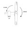 QCAA Solid Cast Brass Flip Latch Lock for Cabinet Door, 4", Vibrated Brass, 1 Pack, Made in Taiwan