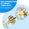 SDTC Tech 2 Pack Dining Table Locks Spring Table Leaf Buckle Connector