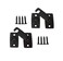 QCAA Solid Brass Shutter Bar/Door Latch, 7/8" x 2-3/32", ORB US10B (Oil-Rubbed Bronze), 2 Pack, Made in Taiwan