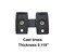 QCAA Solid Brass Shutter Bar/Door Latch, 7/8" x 2-3/32", ORB US10B (Oil-Rubbed Bronze), 2 Pack, Made in Taiwan