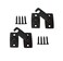 QCAA Solid Brass Shutter Bar/Door Latch, 7/8" x 2-3/32", ORB US10B (Oil-Rubbed Bronze), 2 Pack, Made in Taiwan