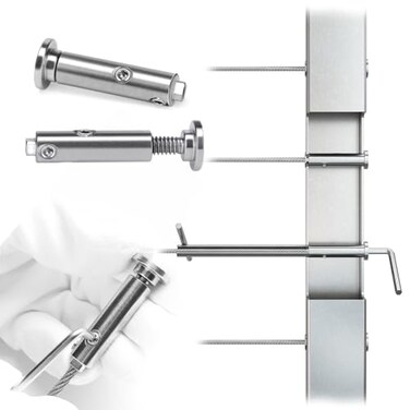Patent] Muzata 10Pack Cable Railing Hardware Invisible Tensioner CB04